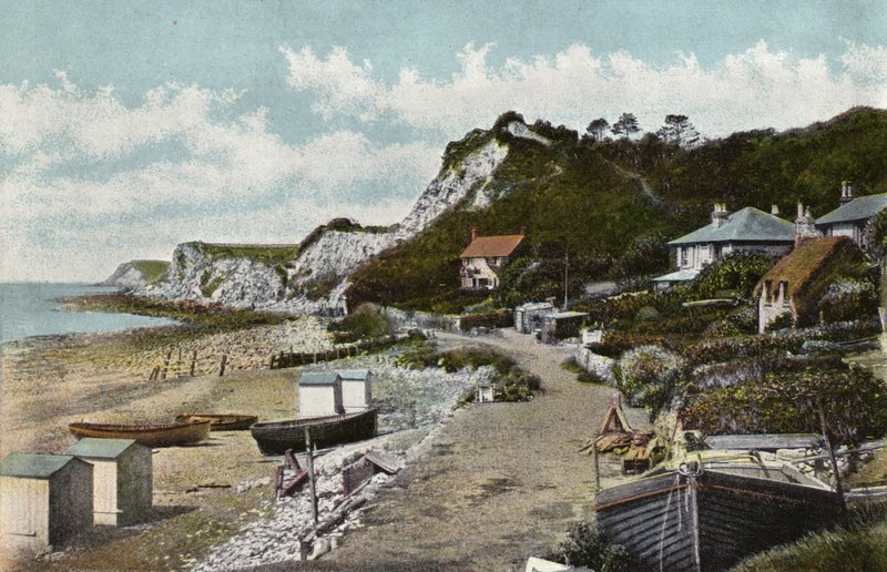 Steephill Cove, nær Ventnor av English Photographer