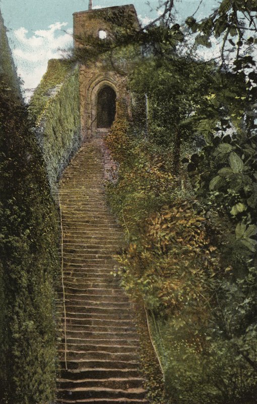 Trinn til Keep, Carisbrooke Castle av English Photographer