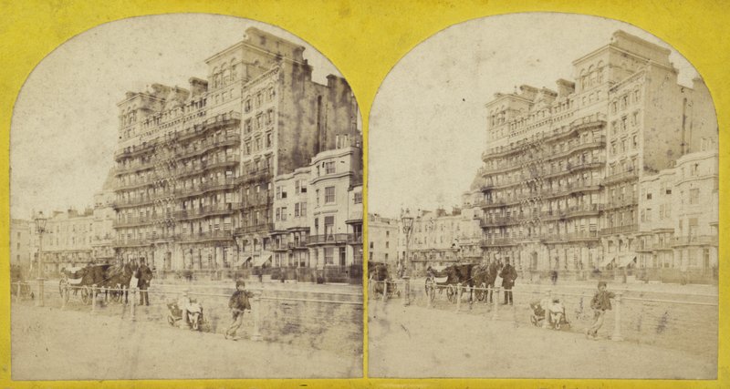 Stereoskopisk bilde av Grand Hotel av English Photographer