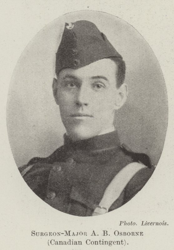 Kirurg-major AB Osborne, kanadisk kontingent av English Photographer