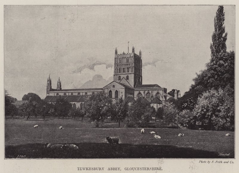 Tewkesbury Abbey, Gloucestershire av English Photographer