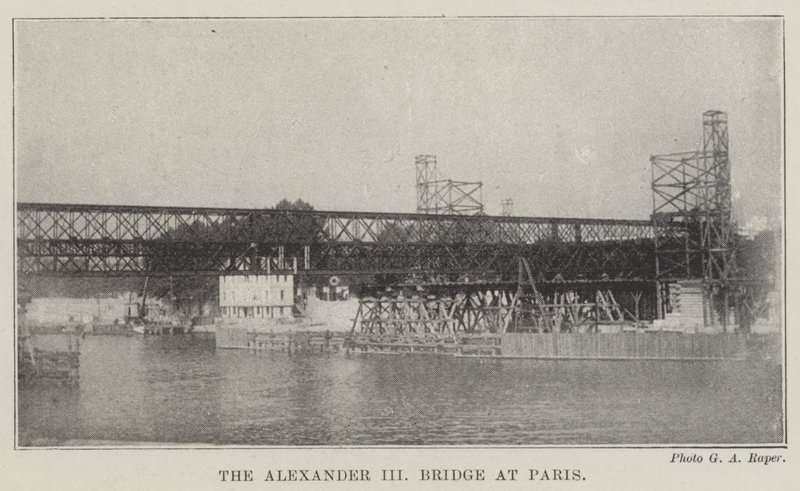 Alexander III, broen i Paris av English Photographer