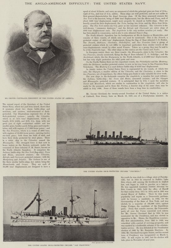 Den anglo-amerikanske vanskelighetsgraden, den amerikanske marinen av English Photographer
