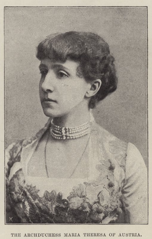 Erkehertuginne Maria Theresa av Østerrike av English Photographer
