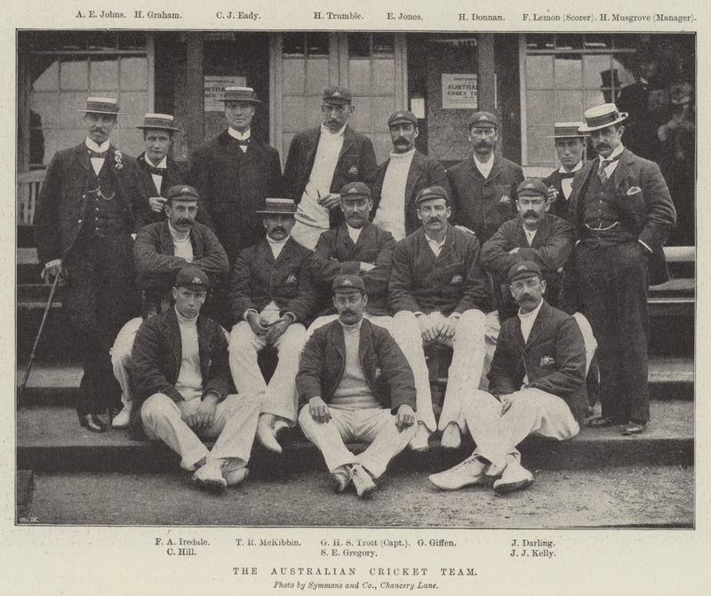 Det australske cricketlaget av English Photographer