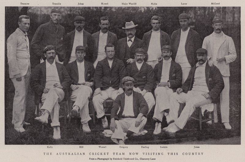 Det australske cricketlaget besøker nå dette landet av English Photographer