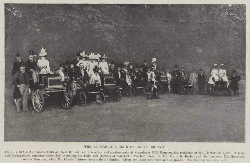 Automobilklubben i Storbritannia av English Photographer
