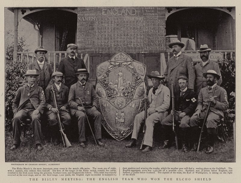 The Bisley Meeting, det engelske laget som vant Elcho Shield av English Photographer