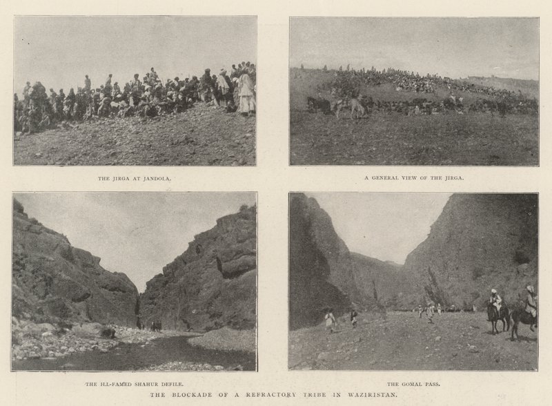 Blokaden av en ildfast stamme i Waziristan av English Photographer