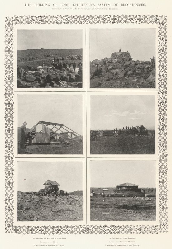 The Building of Lord Kitcheners System of Blockhouses av English Photographer