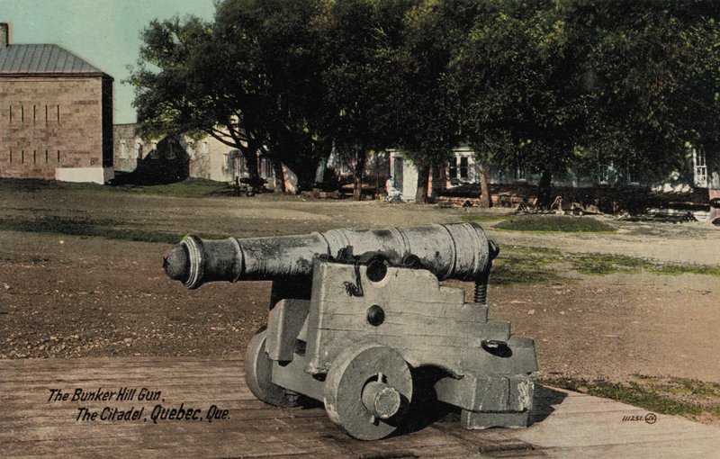 The Bunker Hill Gun, The Citadel, Quebec (bilde) av English Photographer