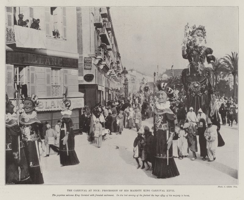 Karnevalet i Nice, prosesjon av Hans Majestet Kong Karneval XXVII av English Photographer