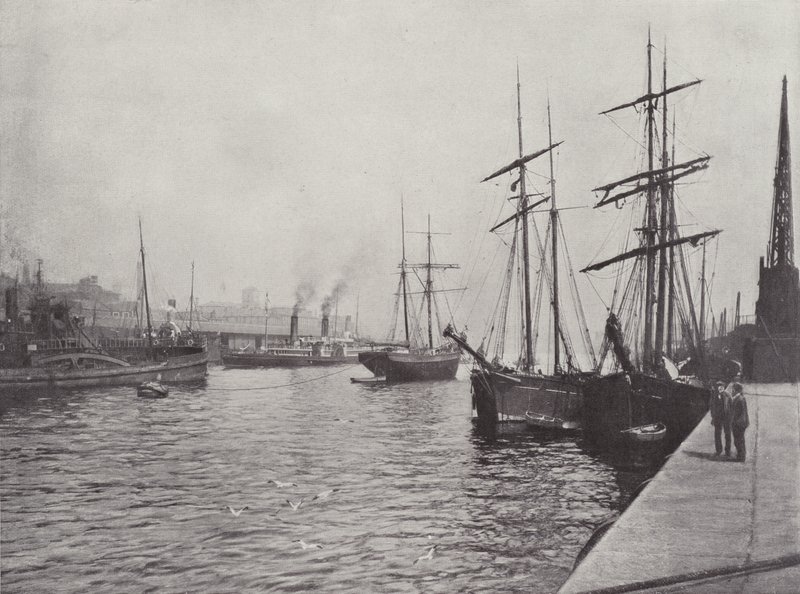 The Clyde i Glasgow av English Photographer