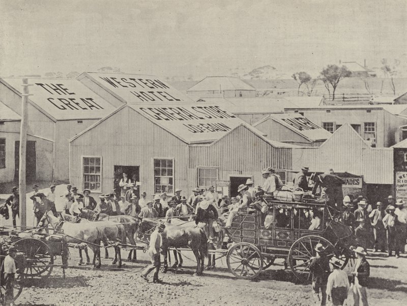 The Coach Office, Bayley Street, Coolgardie, WA av English Photographer