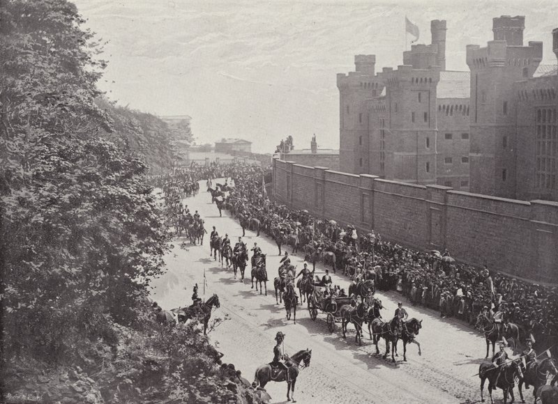 The Commissioners Walk, Edinburgh av English Photographer