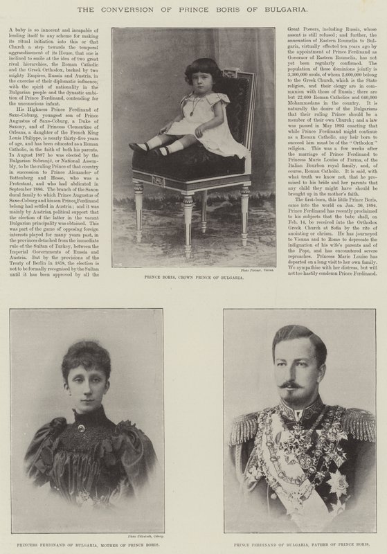 Konverteringen av prins Boris av Bulgaria av English Photographer