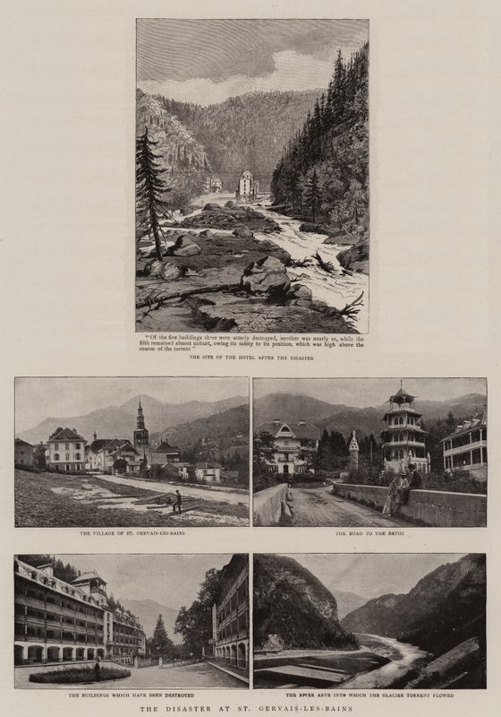 Katastrofen ved St Gervais-les-Bains av English Photographer