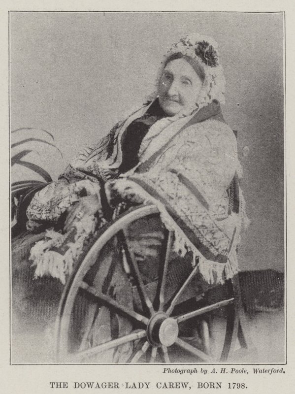 The Dowager Lady Carew, født 1798 av English Photographer