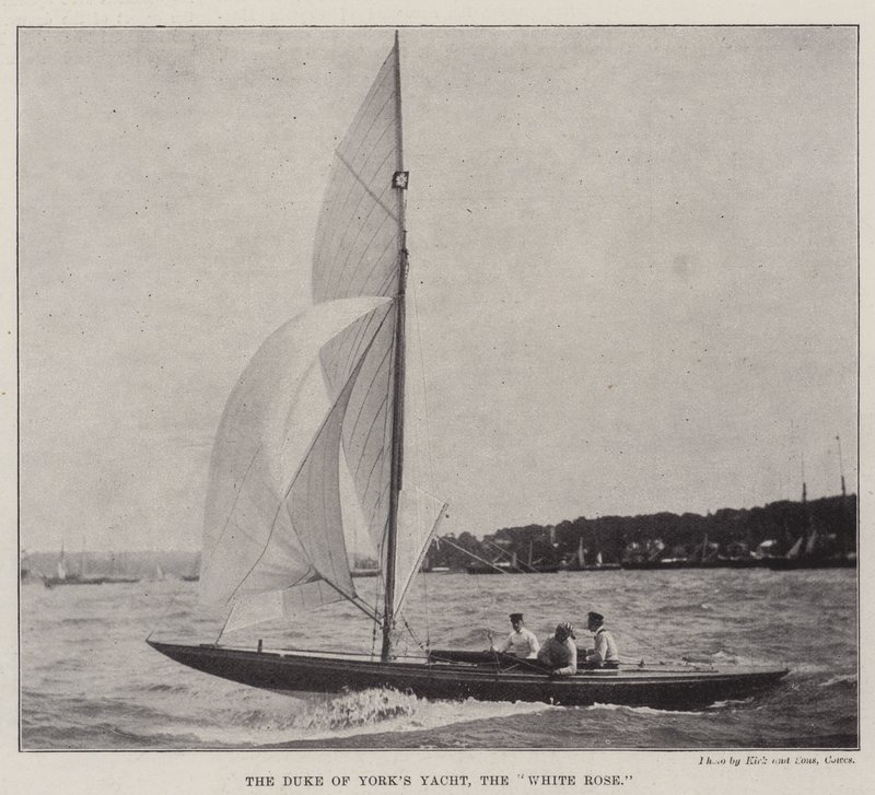 Duke of Yorks Yacht, den hvite rosen av English Photographer