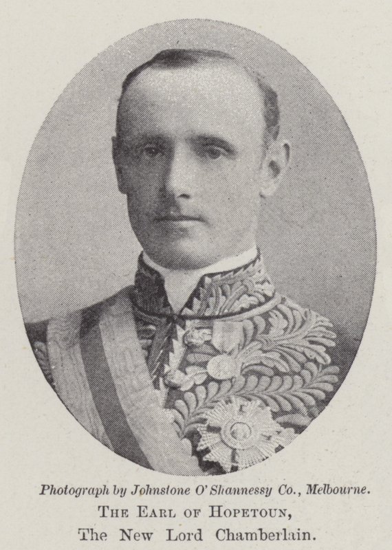 Jarlen av Hopetoun, den nye Lord Chamberlain av English Photographer