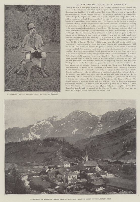 Keiseren av Østerrike som idrettsmann av English Photographer