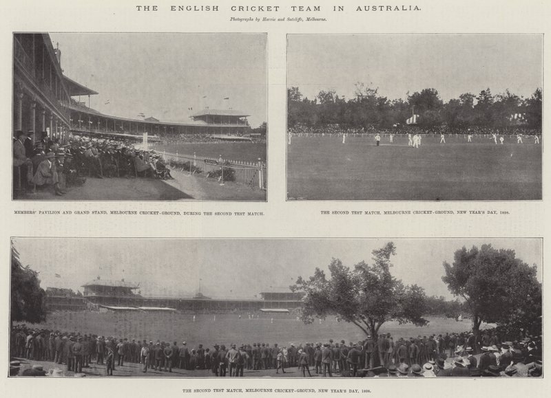 Det engelske cricketlaget i Australia av English Photographer