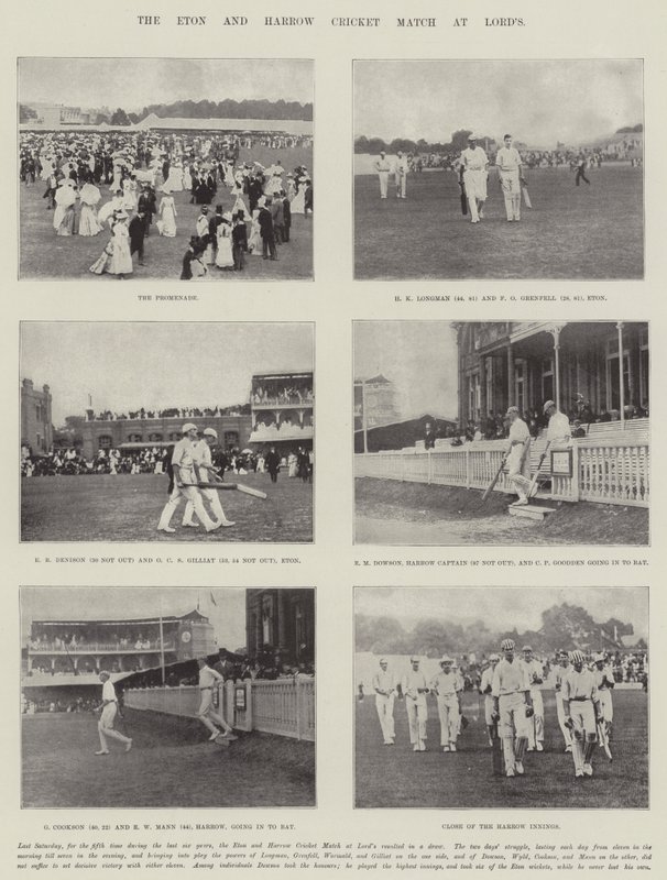 Eton og Harrow Cricket Match på Lords av English Photographer