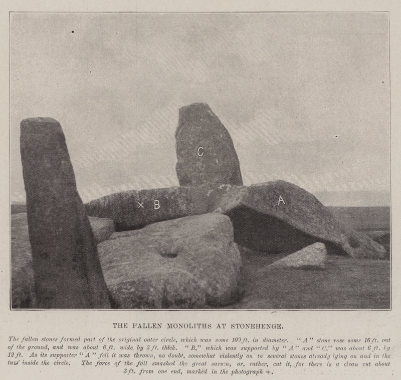 De falne monolittene ved Stonehenge av English Photographer