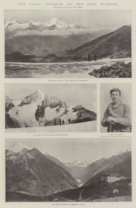 Den fatale katastrofen på Dent Blanche av English Photographer