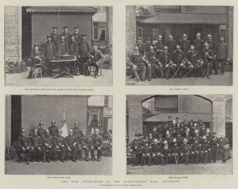 Brannturneringen i Agricultural Hall, Islington av English Photographer
