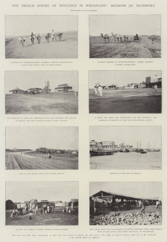 Den franske innflytelsessfæren i Somaliland, Transportmetoder av English Photographer