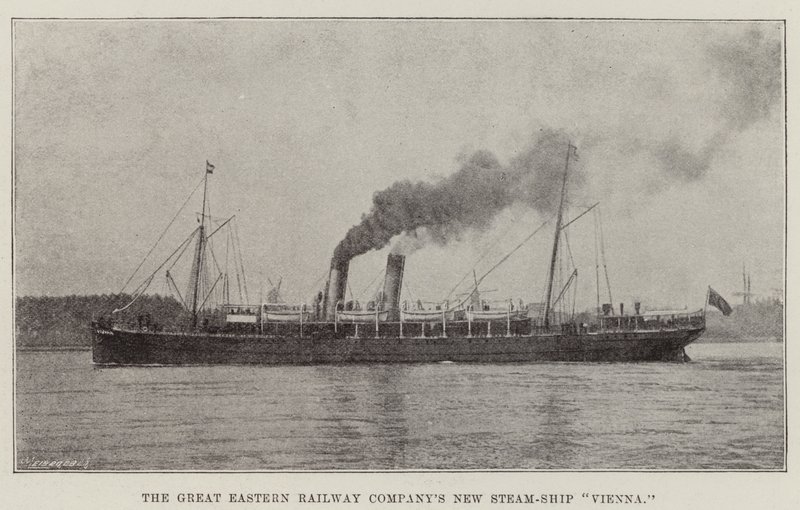 The Great Eastern Railway Companies New Steamship Wien av English Photographer