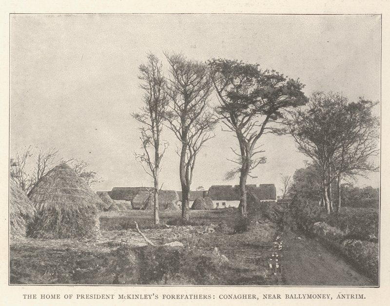 Hjemmet til president McKinleys forfedre, Conagher, nær Ballymoney, Antrim av English Photographer