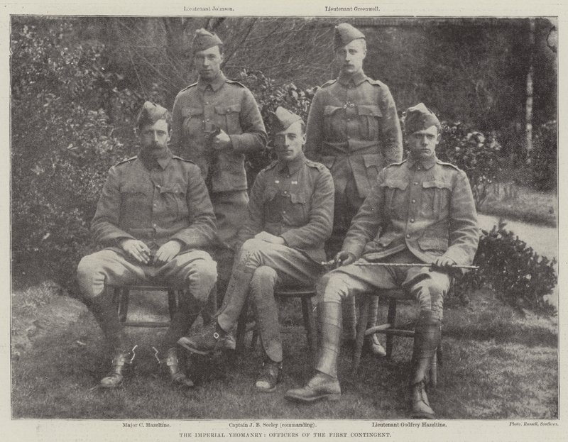 The Imperial Yeomanry, offiserer for den første kontingenten av English Photographer