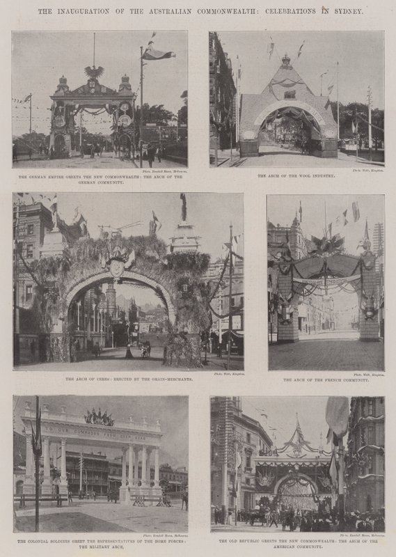 Innvielsen av det australske samveldet, feiringer i Sydney av English Photographer