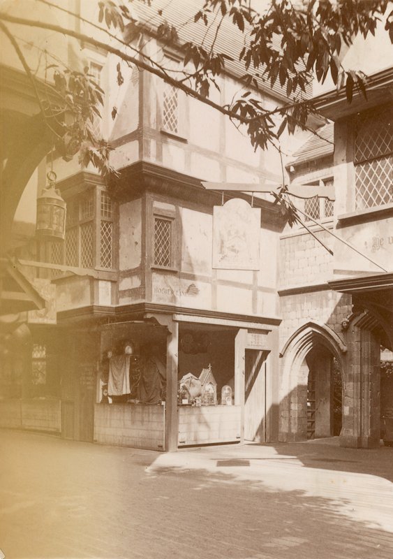 Den internasjonale helseutstillingen i South Kensington: Reproduction of London in the Olden Time av English Photographer