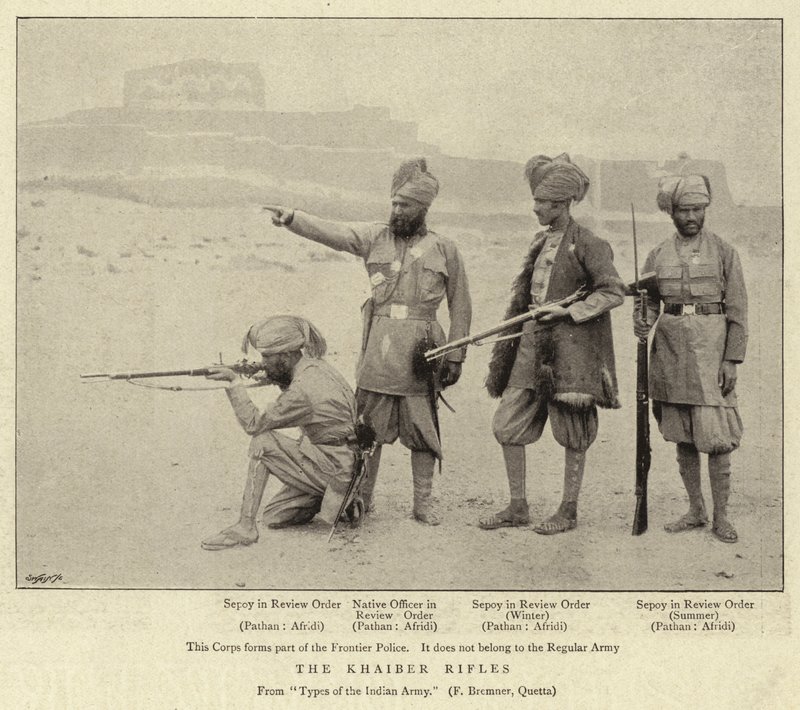 Khyber-riflene av English Photographer