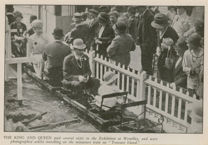 Kongen og Dronningen besøker British Empire Exhibition av English Photographer