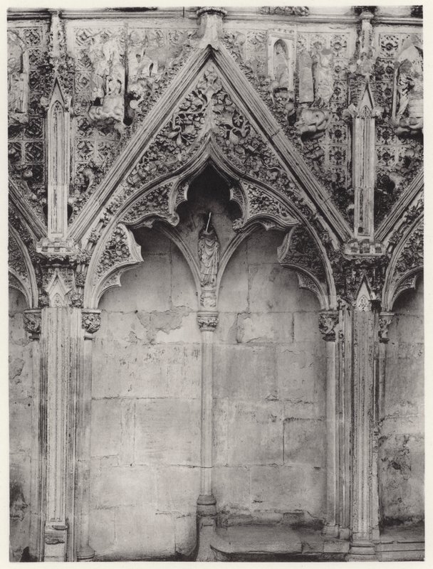 The Lady Chapel, Ely Cathedral: North Side, XVIII (s/hv-bilde) av English Photographer