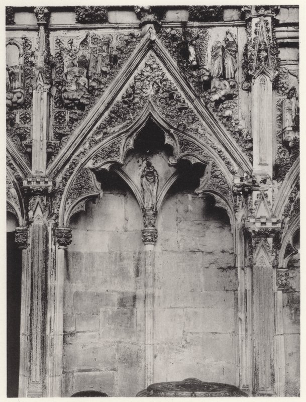 The Lady Chapel, Ely Cathedral: South Side, III (s/hv-bilde) av English Photographer