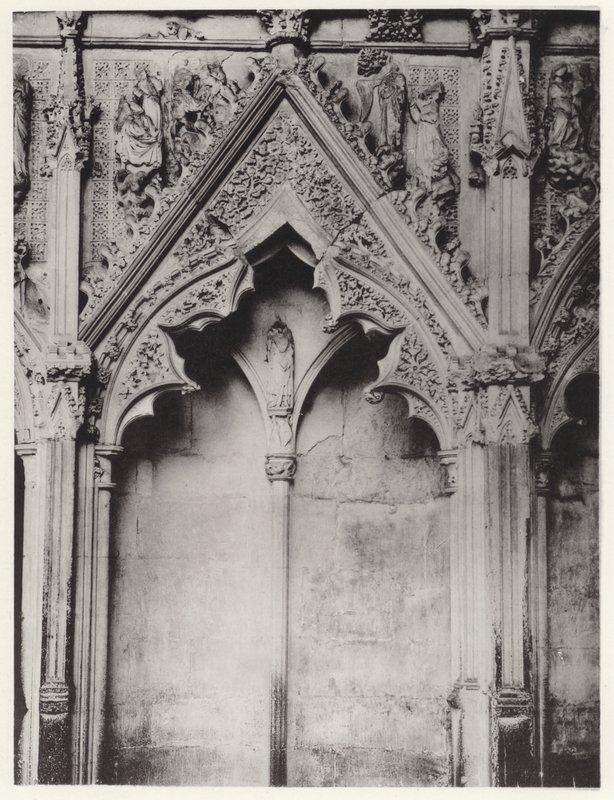 The Lady Chapel, Ely Cathedral: South Side, XIX (s/hv-bilde) av English Photographer