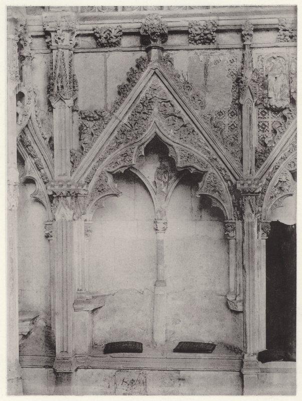The Lady Chapel, Ely Cathedral: South Side, from East, I (s/hv-bilde) av English Photographer