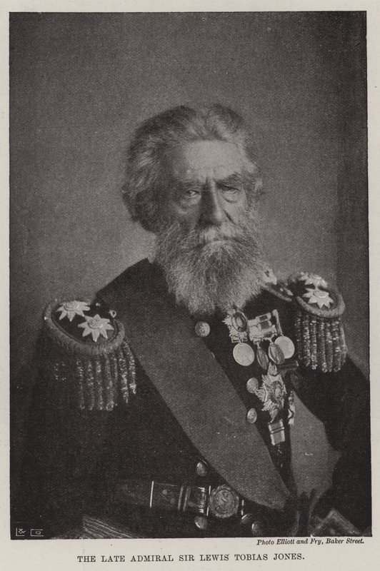 Den avdøde admiral Sir Lewis Tobias Jones av English Photographer