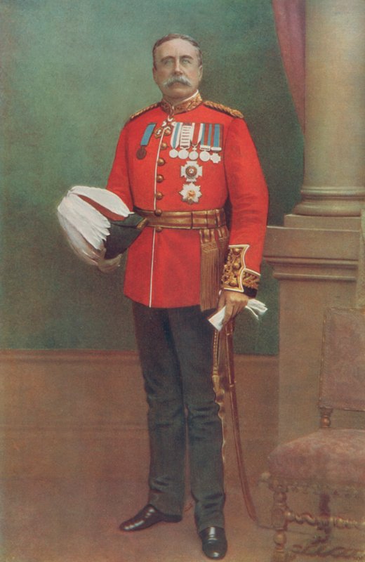 Den avdøde general Sir W.S.A. Lockhart. Øverstkommanderende i India av English Photographer