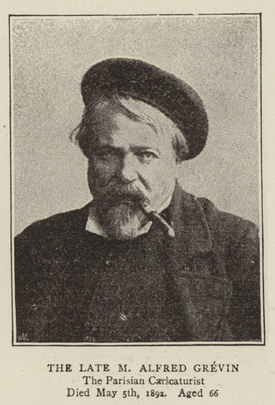 Den avdøde M Alfred Grevin av English Photographer