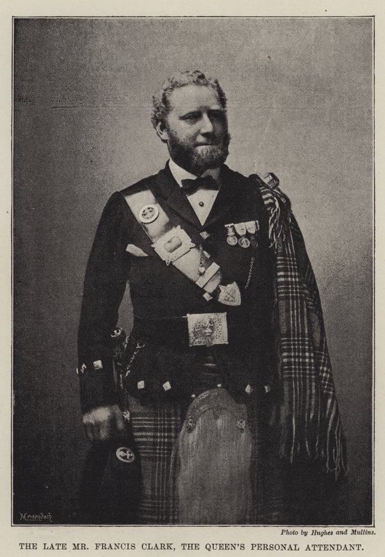Den avdøde Mr Francis Clark, Queens Personal Attendant av English Photographer