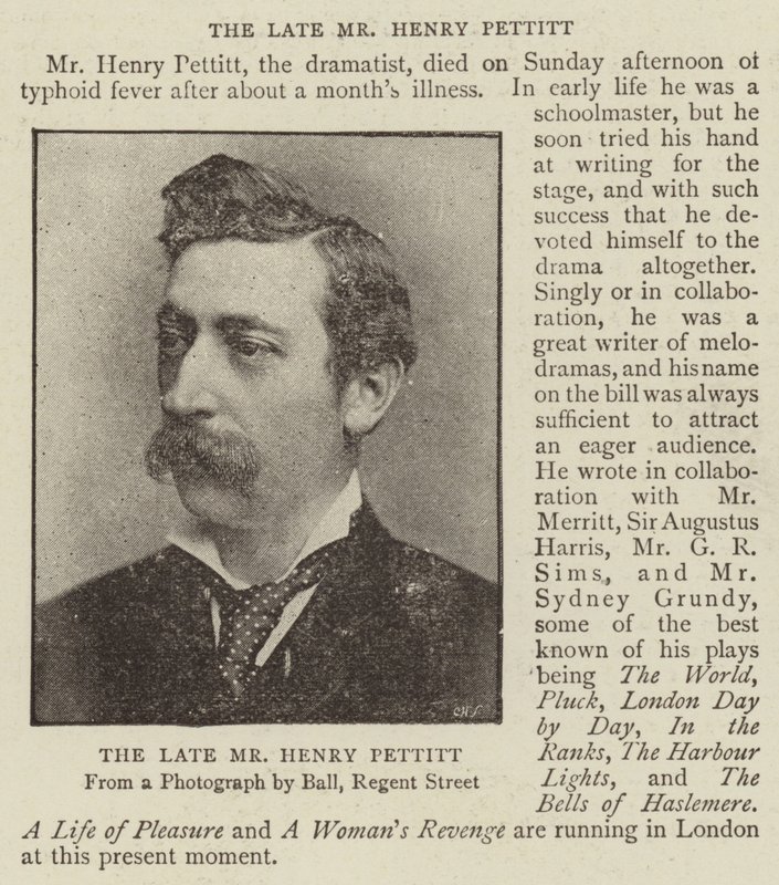 Den avdøde herr Henry Pettitt av English Photographer