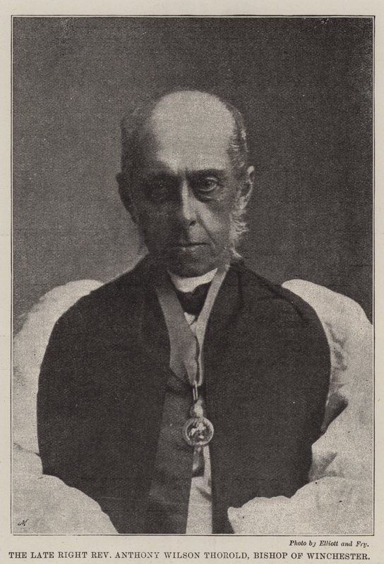 Den sene høyre pastor Anthony Wilson Thorold, biskop av Winchester av English Photographer