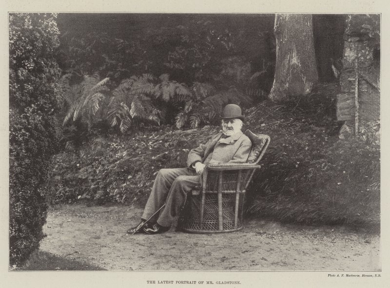 Det siste portrettet av Mr Gladstone av English Photographer