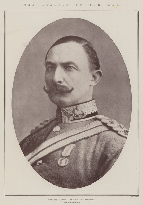 Lederne for CIV, oberstløytnant jarlen av Albemarle, kommanderte infanteriet av English Photographer
